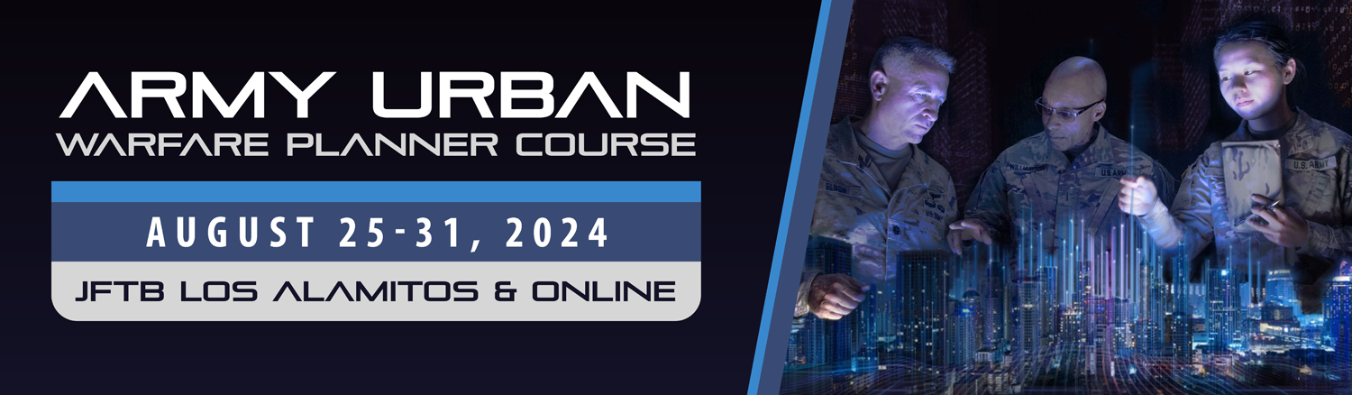 Army Urban Warfare Planner Course